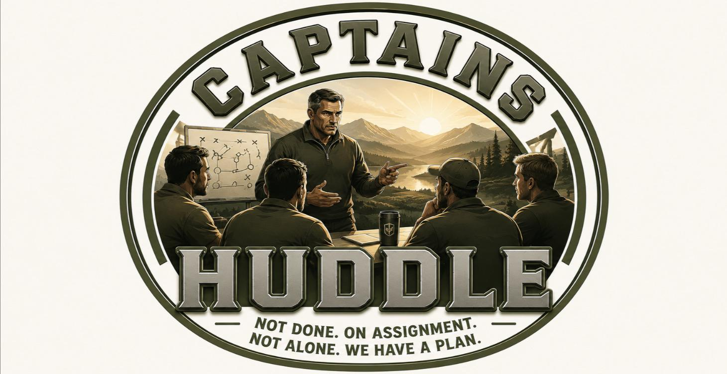 CAPTAINS HUDDLE artwork